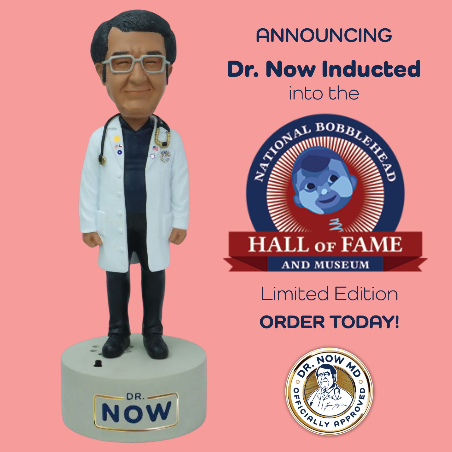 Dr. Now Official - Talking Bobblehead
