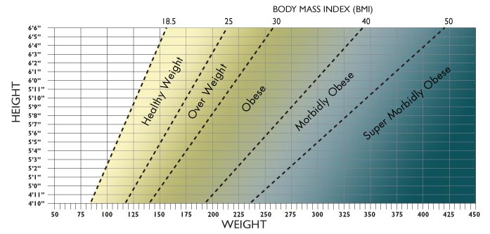 Morbid Obesity Bmi Chart