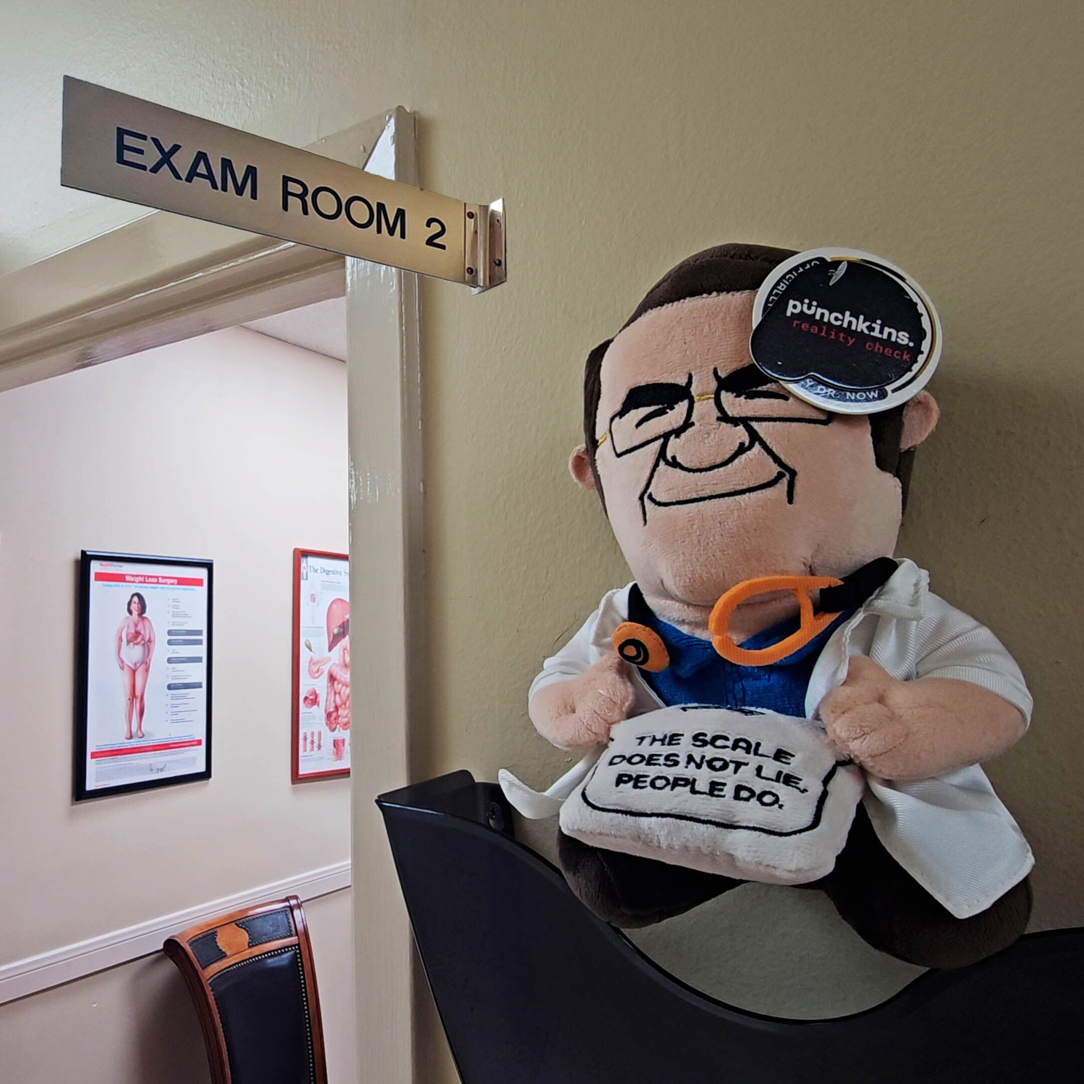 Dr. Now Official - The Scale Does Not Lie, People Do - Plushie