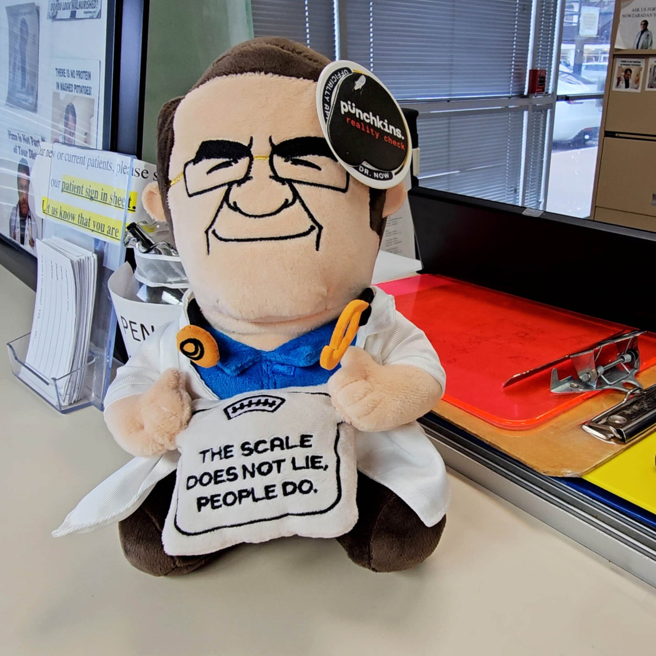 Dr. Now Official - The Scale Does Not Lie, People Do - Plushie